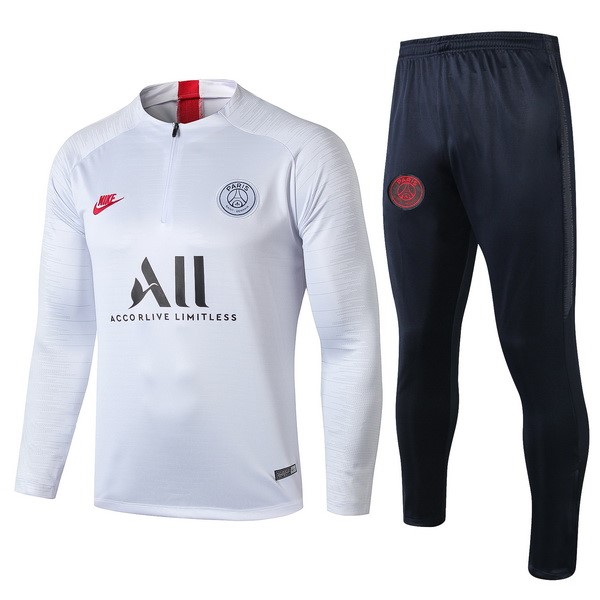 Chandal Del Paris Saint Germain 2019-2020 Blanco Azul Rojo